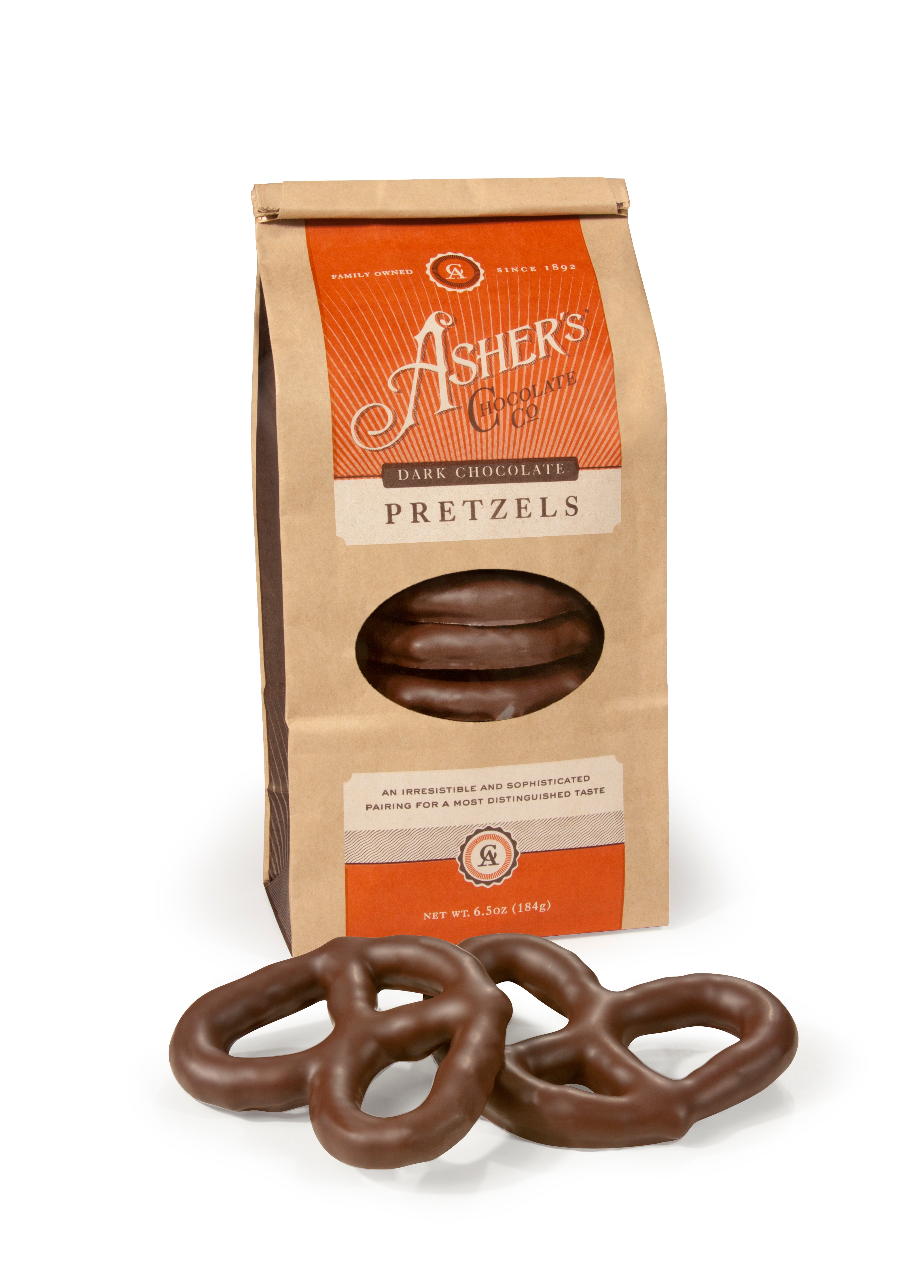 Asher's Dark Chocolate Pretzels